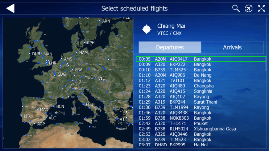 Aerofly FS 4 Global - Menu