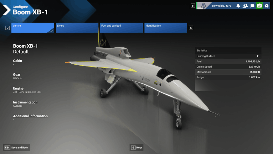 MSFS 2024 - Boom XB1