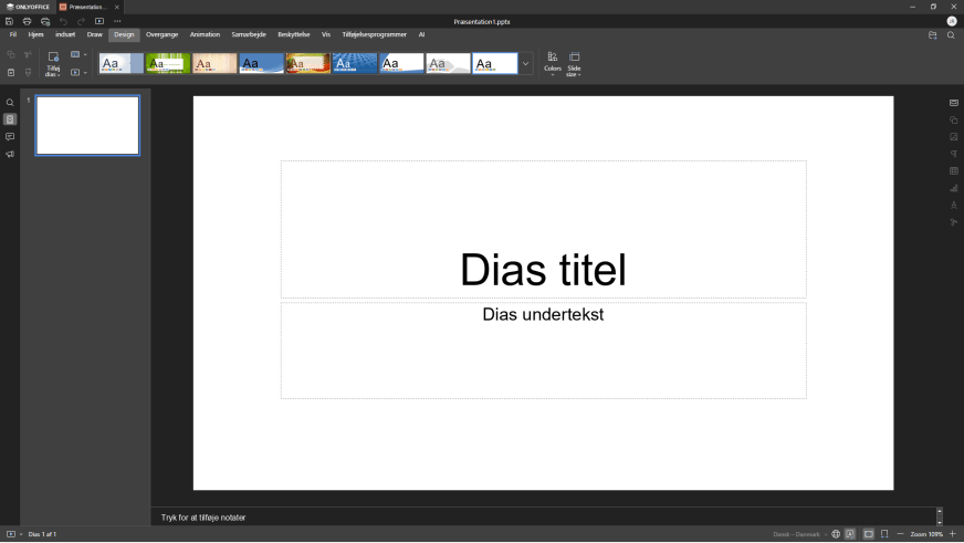 OnlyOffice - Præsentation
