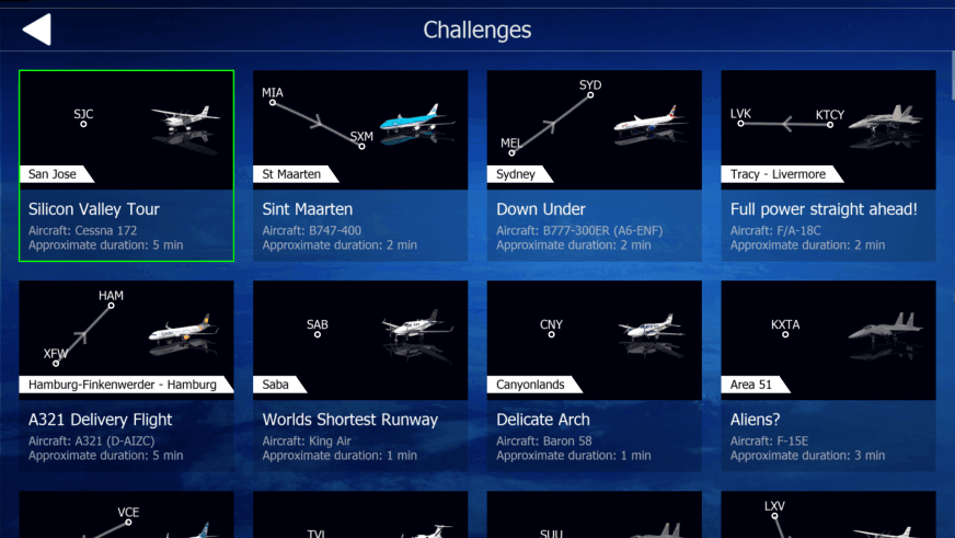 Aerofly FS 4 Global - Menu