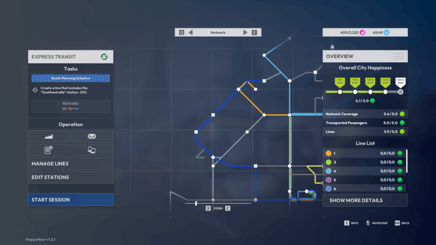 City Transport Simulator - Menu