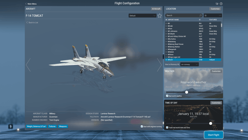 X-Plane 12 - F/A 18 Hornet